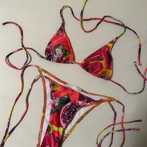 Multicolor Floral Bikini
